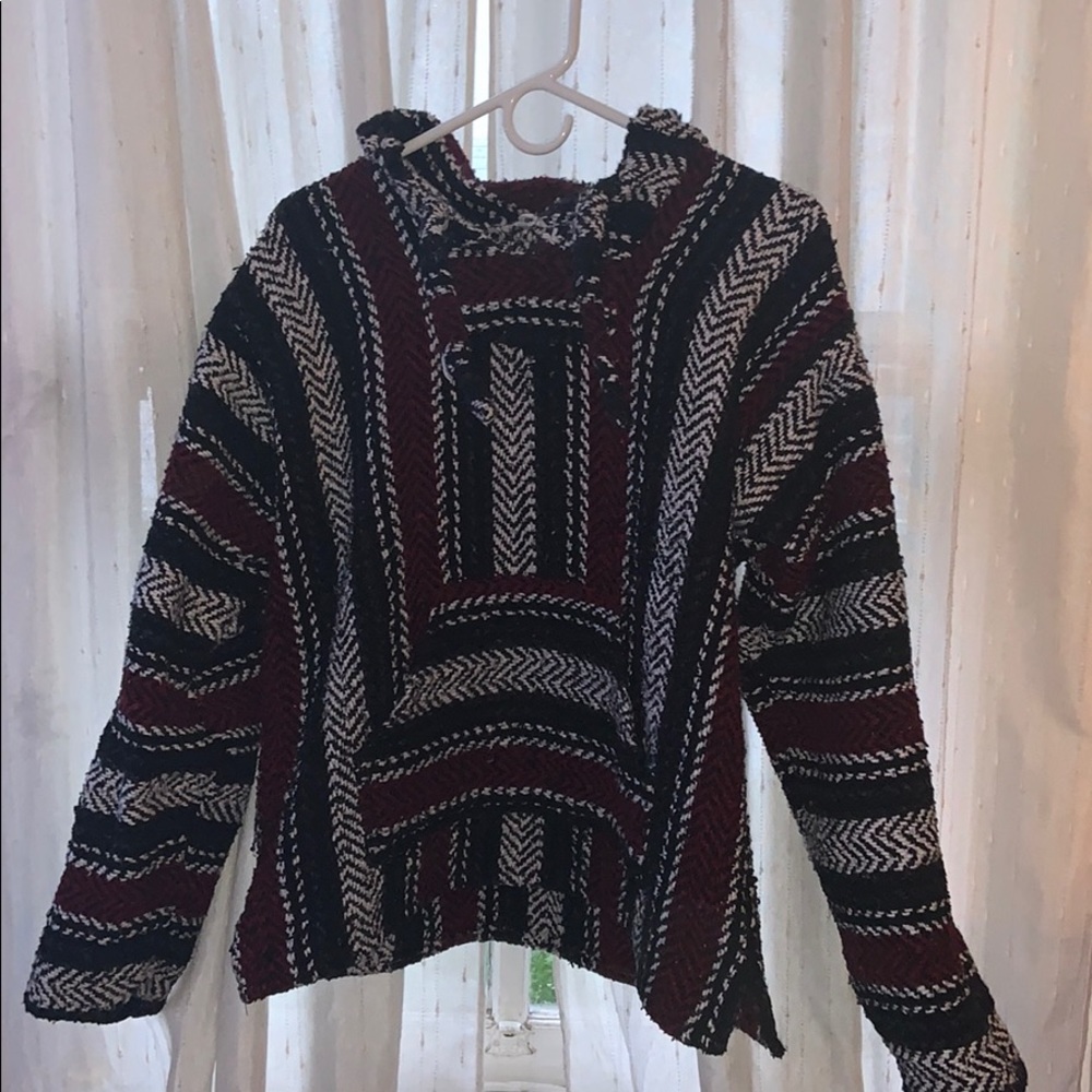baja joe striped hoodie